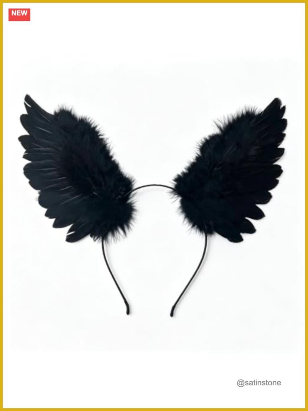 Feather Angel Wing Headband Halloween Wedding Hair Accessory